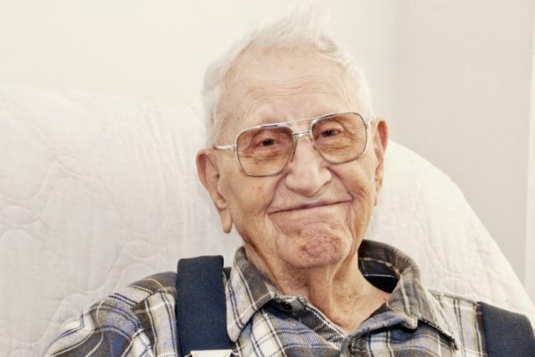 An elderly man