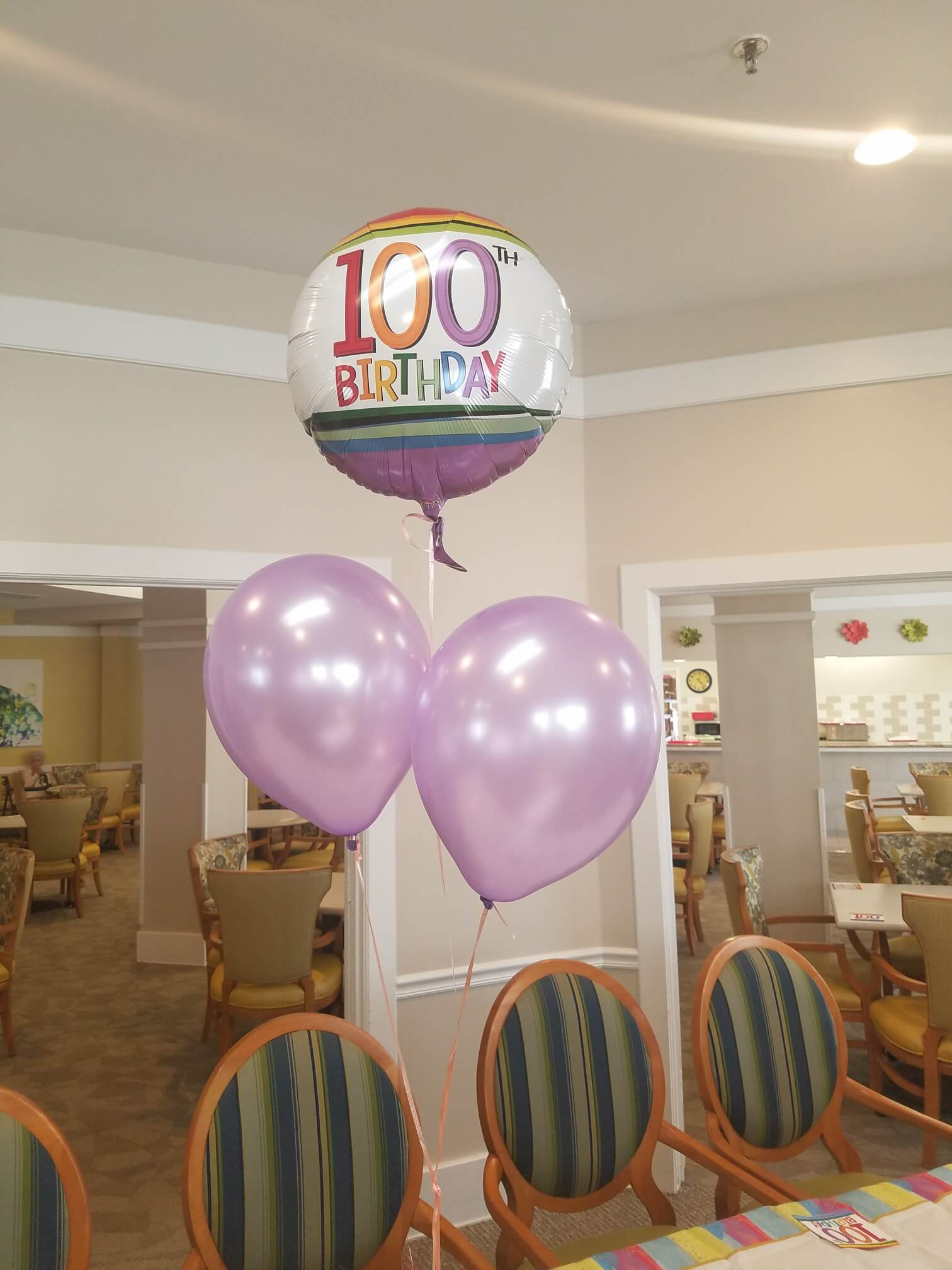 100th birthday balloons