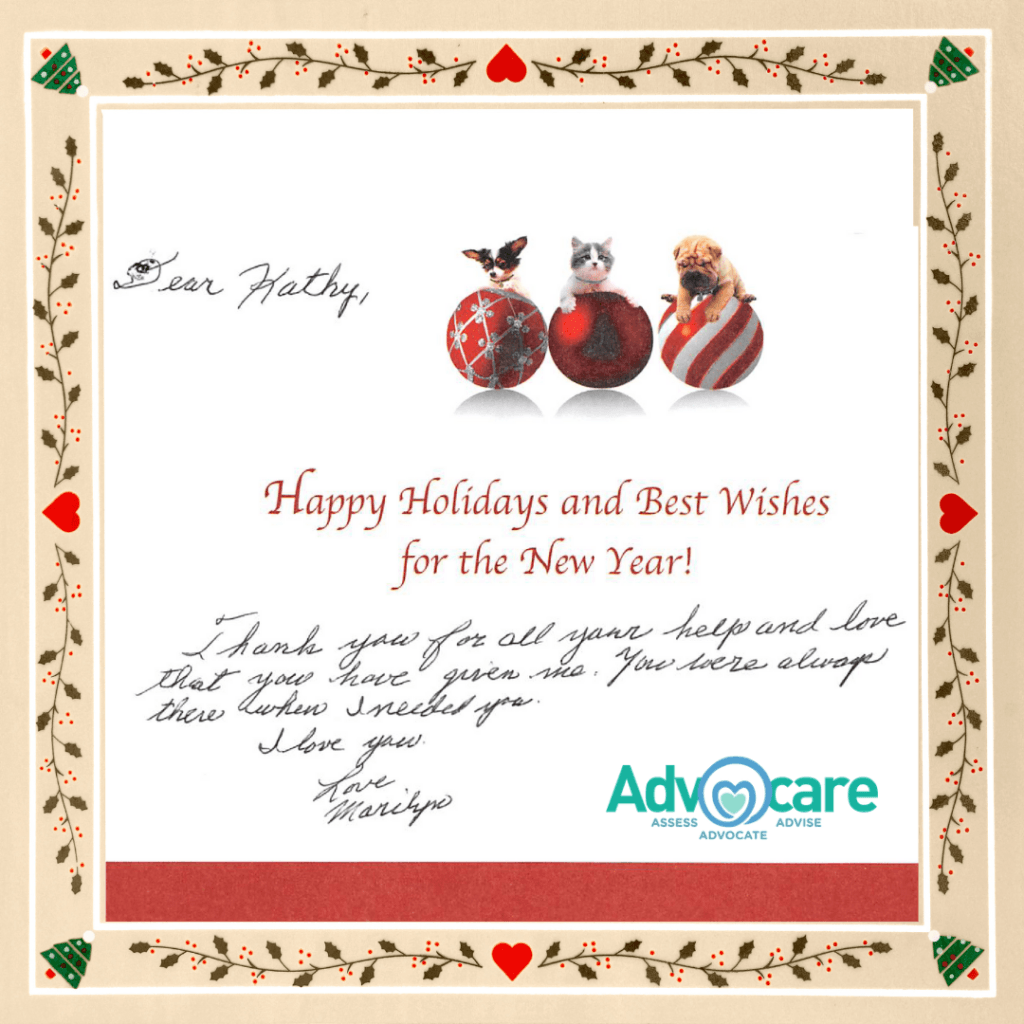 holiday letter advocare
